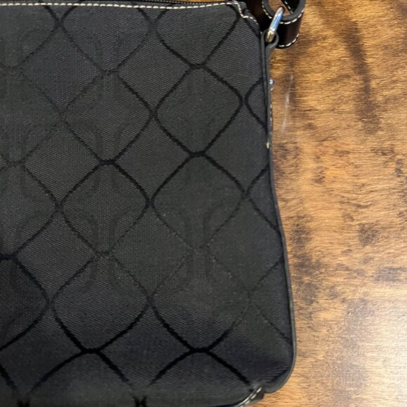 NINE WEST black Fabric Crossbody Purse - Picture 8 of 9